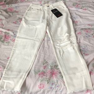 Levi’s ripped Mom jeans